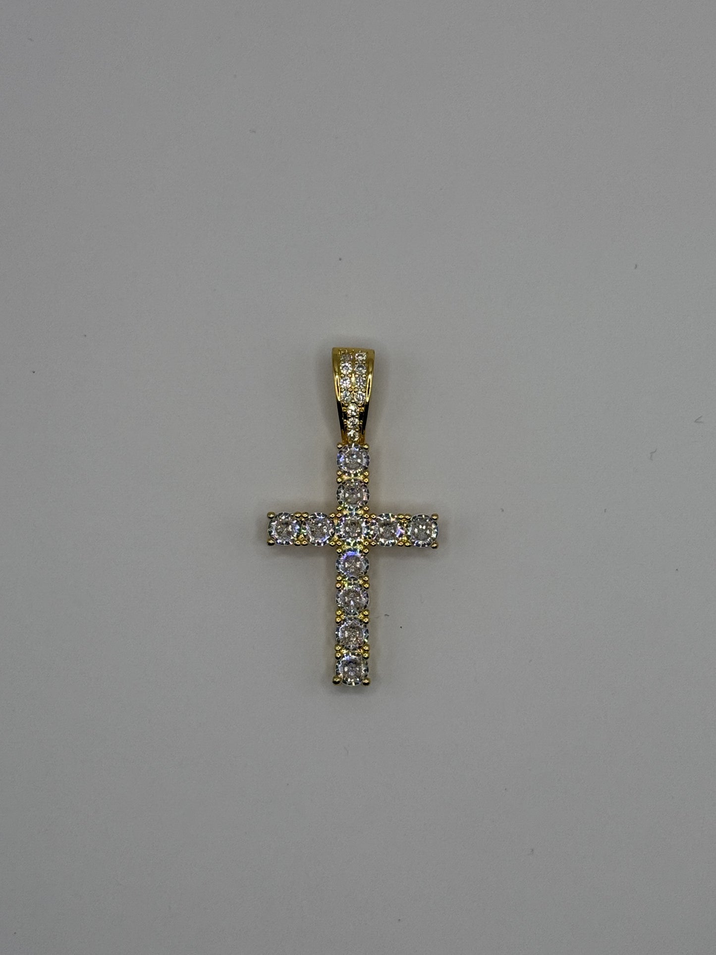 18k Cross Pendant 4.65CTW