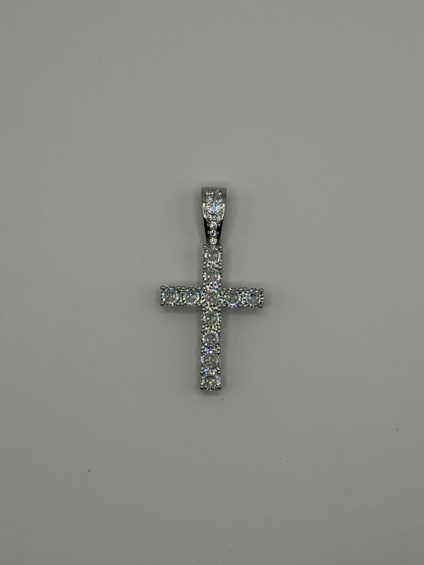 18k Cross Pendant 4.65CTW