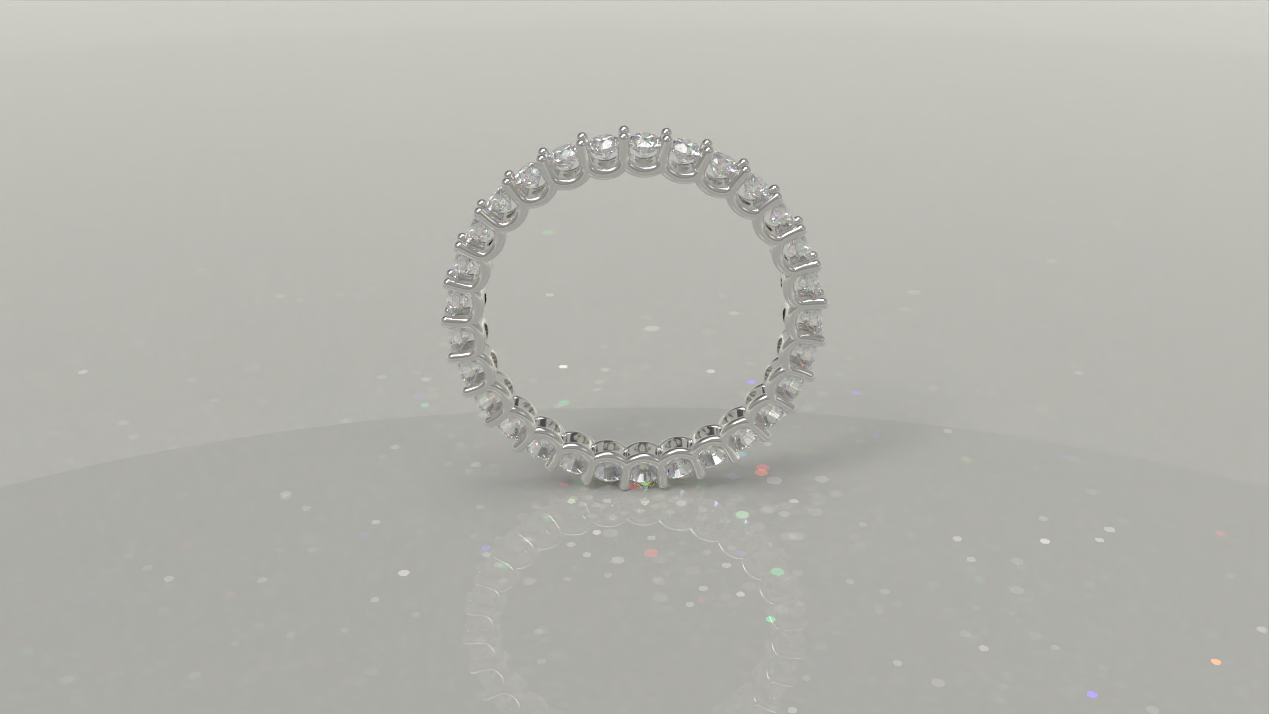 White Gold Eternity Ring 1.19ctw