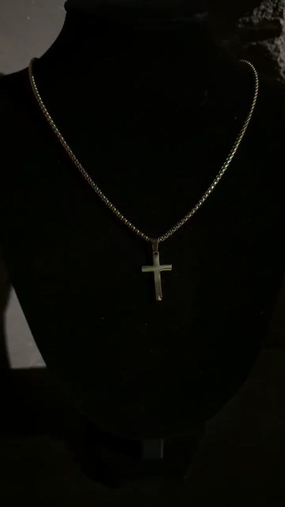 18K Cross Pendant